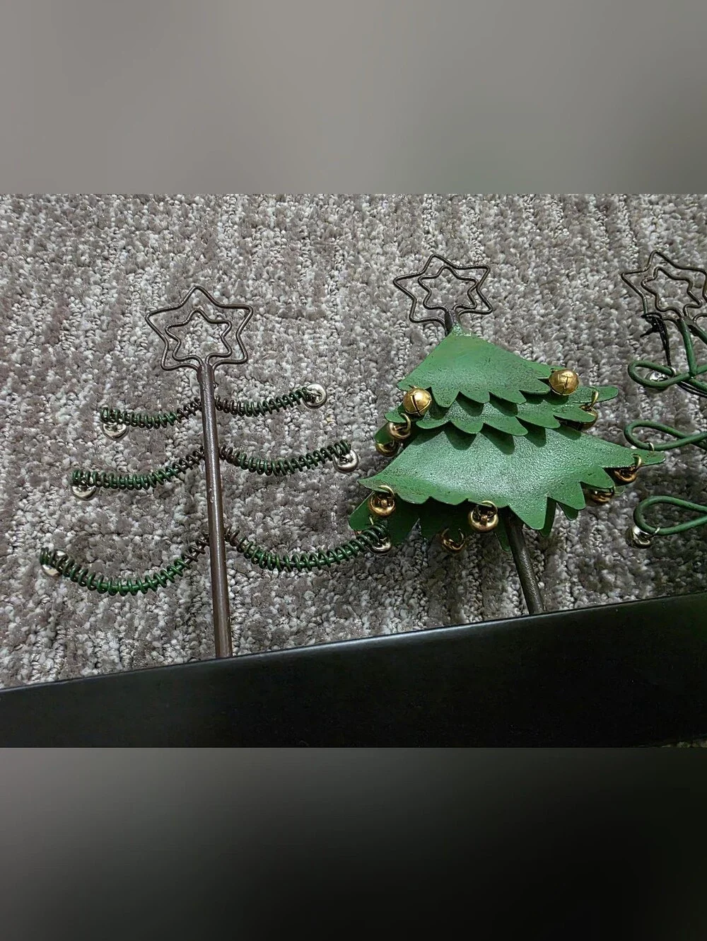 NWT Pier One Imports Christmas Tree Picture Holder Cottagecore Winter Whimsical